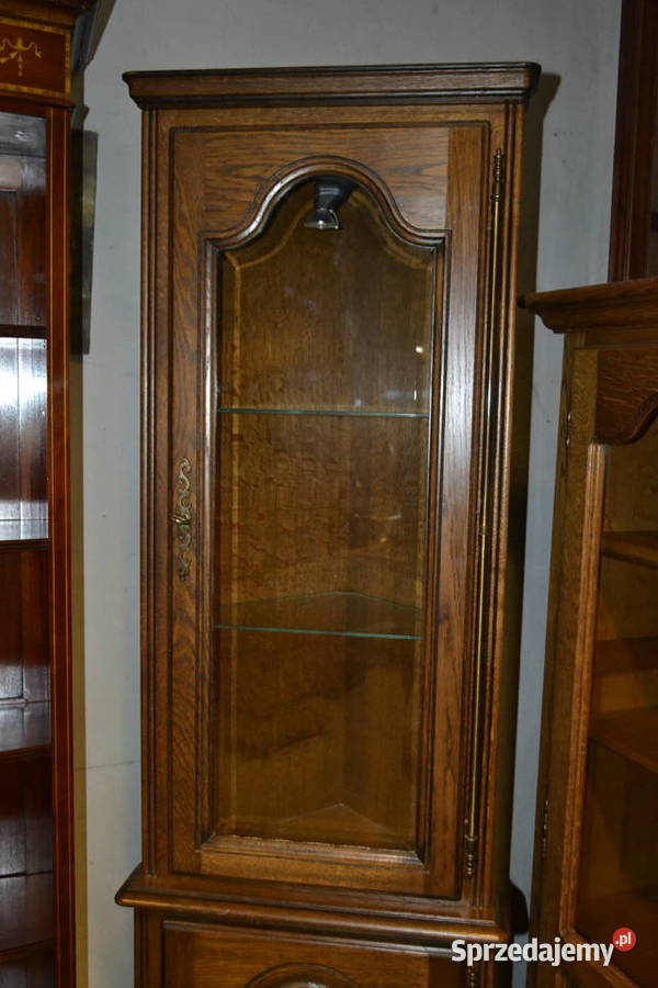 witryna szafka narożna dąb Będzin