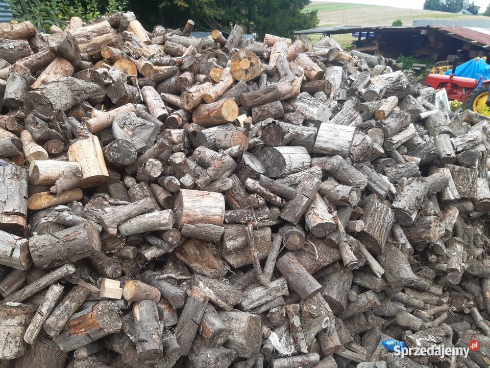 Drewno opałowe miękkie suche klocki metry