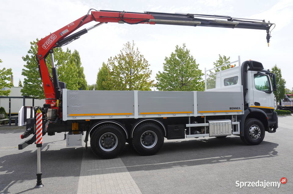 MercedesBenz Arocs 2636 burtowy HDS Fassi F175 radio / CD Skrzynie sprzedam