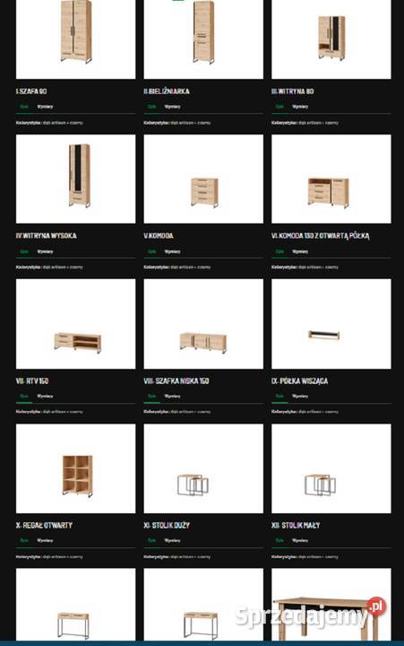 ARKA Meblościanka Duża Rozbudowana Nowoczesna Ostrów Wielkopolski