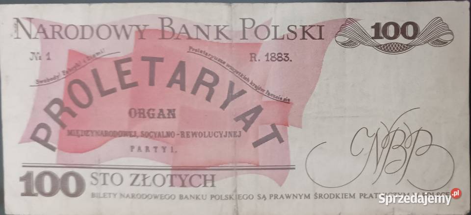 100 złotych 1XII1988 seria RH Konin sprzedam