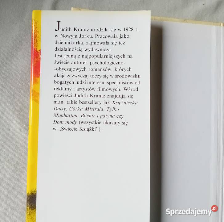 Judith Krantz Kochankowie Świat Książki 1995 r Koźminek