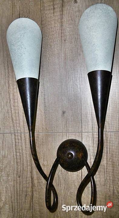 Kinkiet na ścianę 2 x E 14 ITALY włoski Ostrów Wielkopolski sprzedam