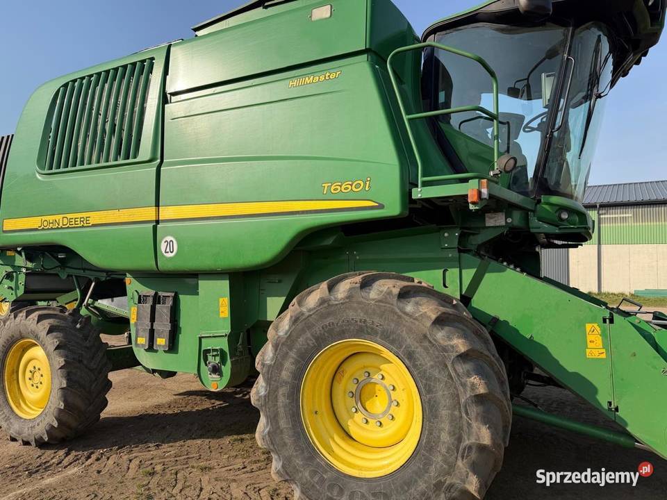 Kombajn zbożowy John Deere T660i 27001700mth nieuszkodzony Nowa Ruda