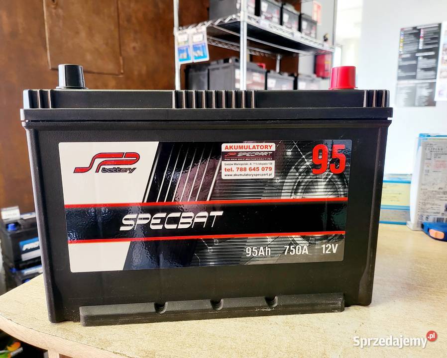 Akumulator SPECBAT 95Ah 750A EN Japan PRAWY PLUS Gorzów Wielkopolski