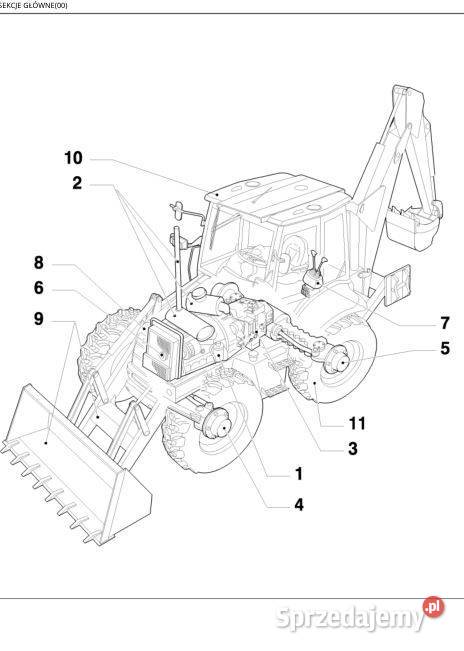 Holland Lb115 b katalog cześci zamiennych Poradniki, albumy i reportaże Kielce sprzedam