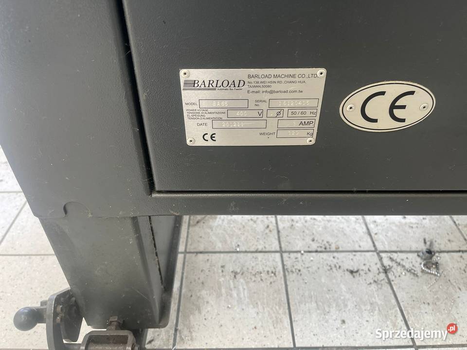 tokarka CNC z automatycznym podajnikiem pręta Bydgoszcz sprzedam