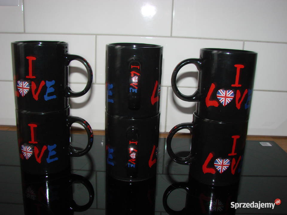 I Love UK brytyjski porcelanowy kubek Pruszcz Gdański