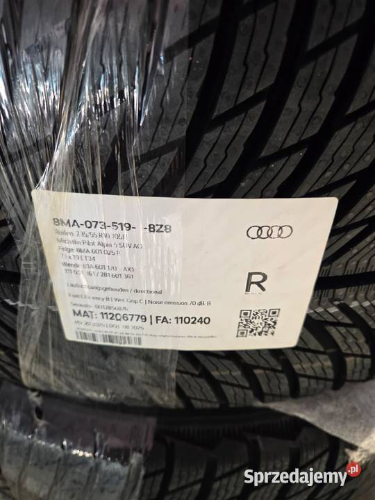Komplet kół zimowych Audi z oponami Michelin