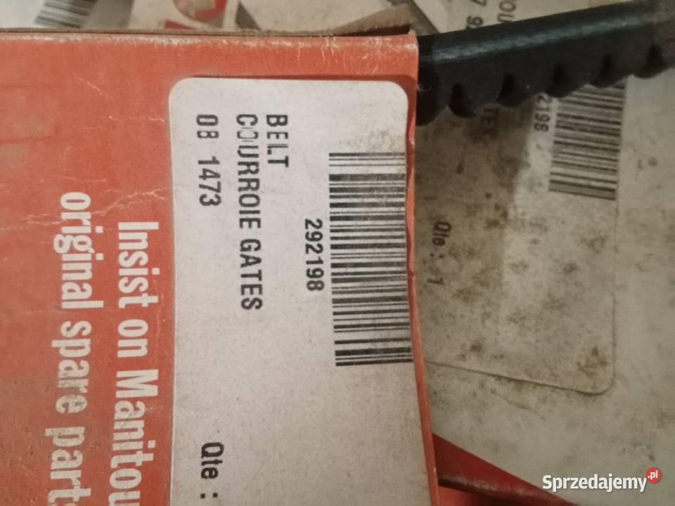 Pasek alternatora Manitou 292198 Rudno sprzedam