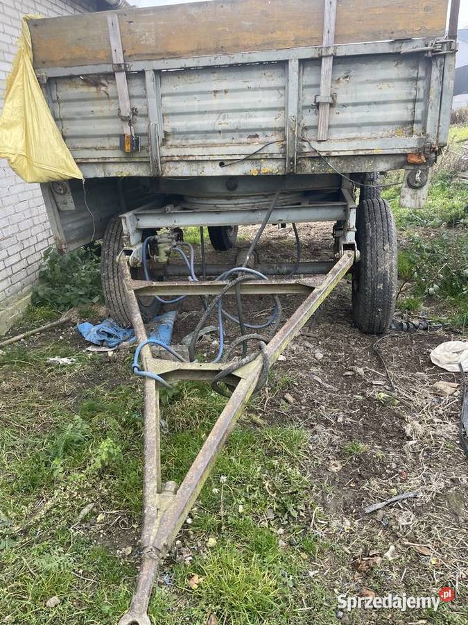Przyczepa rolnicza Autosan D47 uszkodzony Przyczepy rolnicze Długowola Pierwsza
