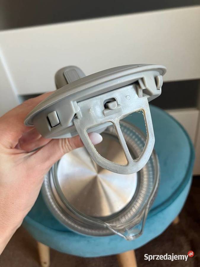 Czajnik elektryczny Adler 1L litrowy szklany Nisko