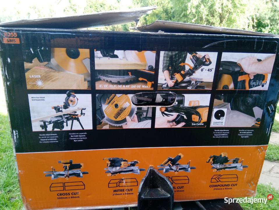 Piła tarczowa ukosowa z posuwem Evolution 2000W mazowieckie