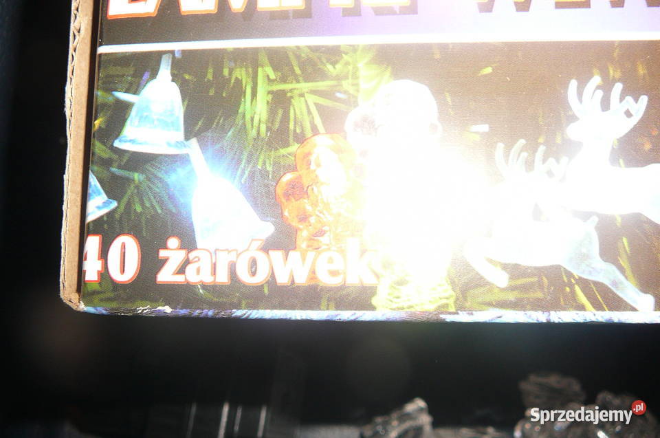 Nowe oświetlenie Led 40 małych figurek Mikołajów dolnośląskie Wrocław