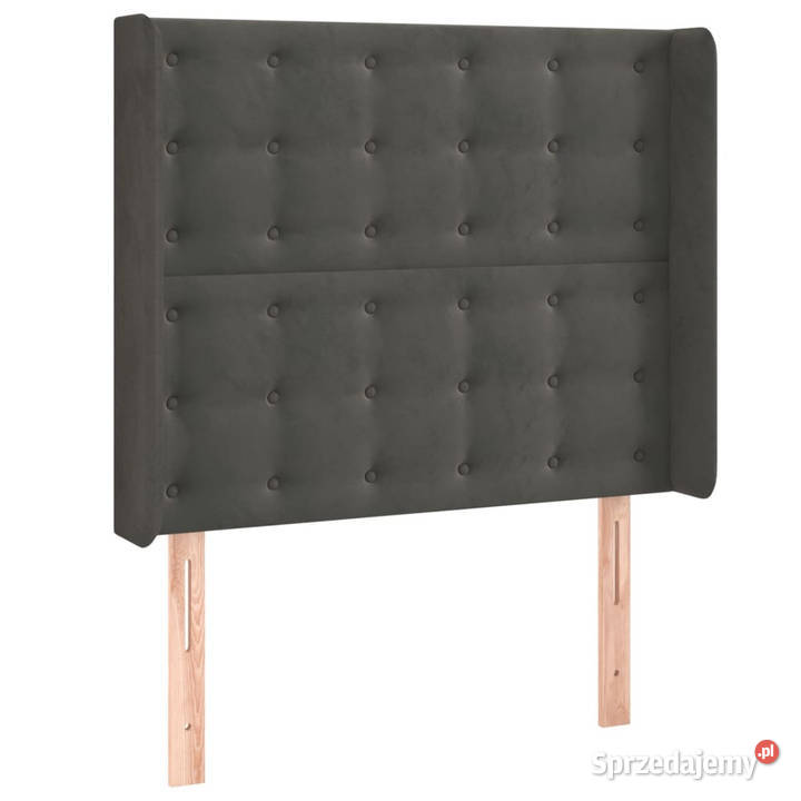 Zagłówek do łóżka z LED ciemnoszary 93x16x118128 Warszawa sprzedam