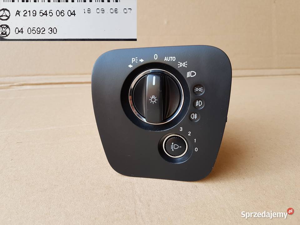 Mercedes CLS w219 włącznik przełącznik świateł dolnośląskie Legnica