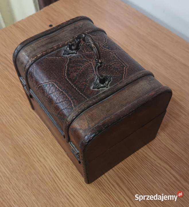 Drewniana szkatułka Zegarki i Biżuteria