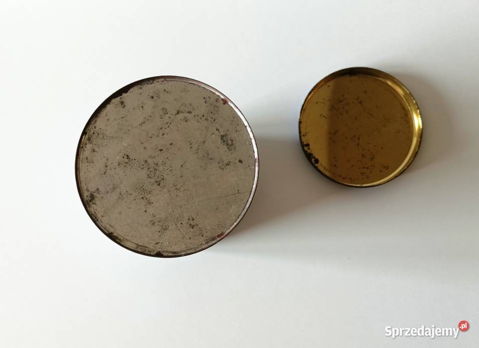 Stara puszka pudełko z PRLu vintage Łódź sprzedam