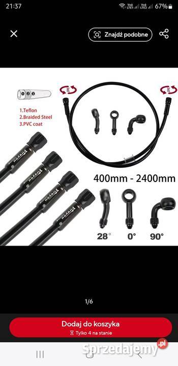 Przewody hamulcowe motocyklowe suzuki honda Rawicz