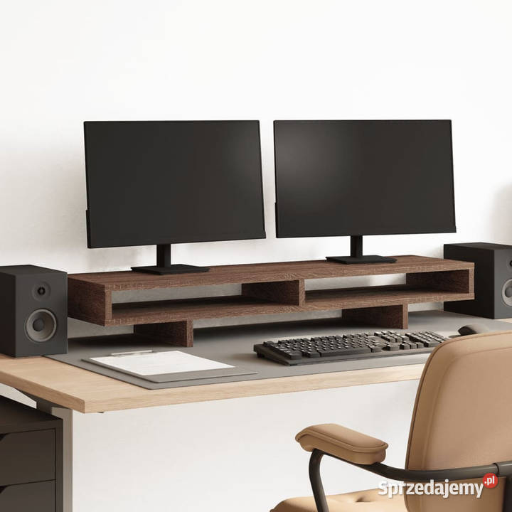 Podstawka pod monitor brązowy dąb 100x27x15 Warszawa