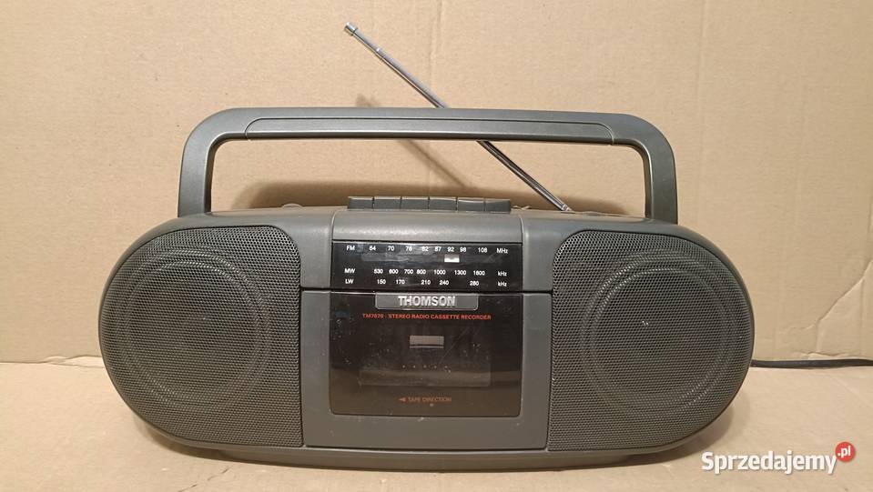 THOMSON TM7670P radioodtwarzacz kasetowy Radioodtwarzacze Poznań