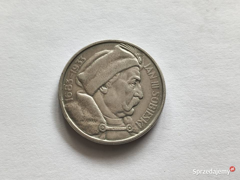 10 1933 Sobieski srebro Ag 750 Szczecin