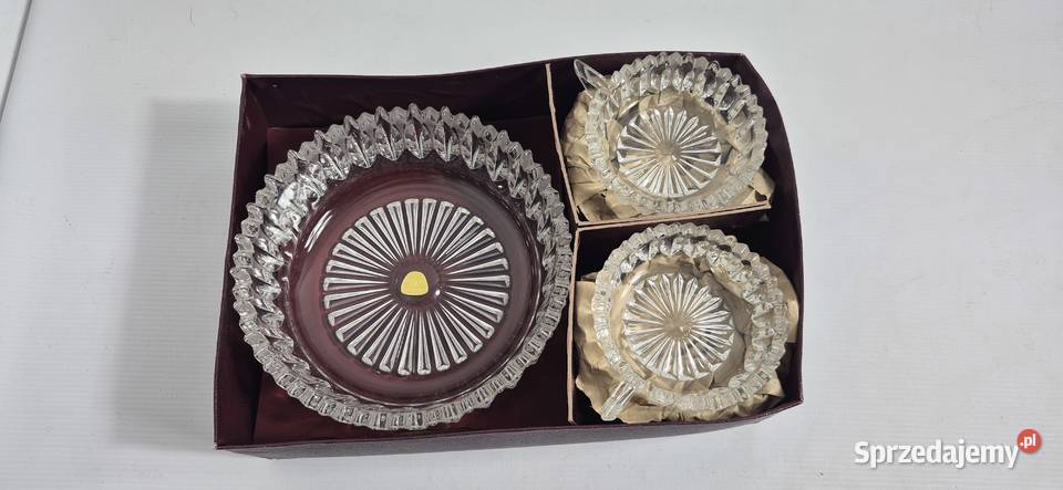 Elegancki Komplet Deserowy KRISTAL 7 Elementów Biłgoraj