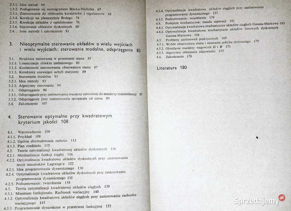 Automatykaukłady liniowe Sterowanie Tom 3 P