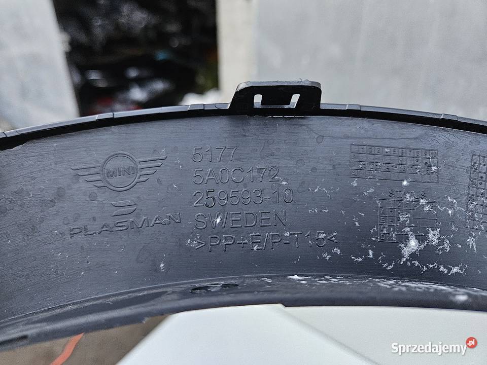 MINI COUNTRYMAN U25 LISTWA BŁOTNIKA PRAWY PRZÓD Międzychód