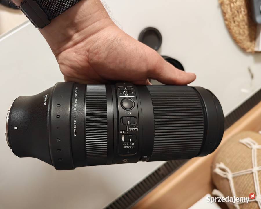 SIGMA C 100400 f563 Sony FE łódzkie Głowno
