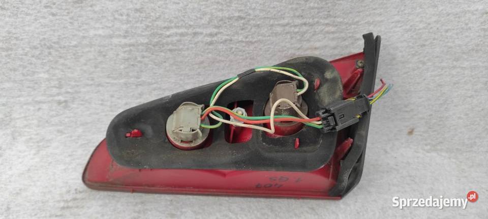 LAMPA LEWA i PRAWA TYLNA TYŁ PEUGEOT 607 komplet Włoszczowa