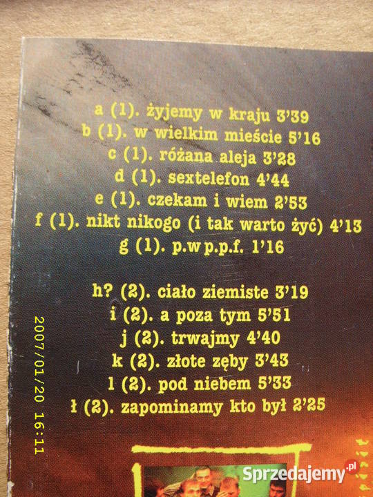 Rock kaseta RAZ DWA TRZY 3 KASETY Płyty i kasety Wołów
