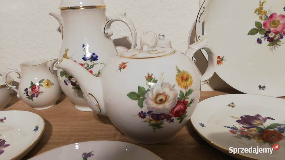 Duzy zestaw kawa herbata porcelana funstenberg małopolskie