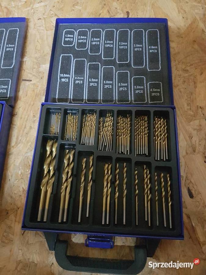 ZESTAW WIERTEŁ TYTAN WIERTŁA 95 DO METALU Głogowa