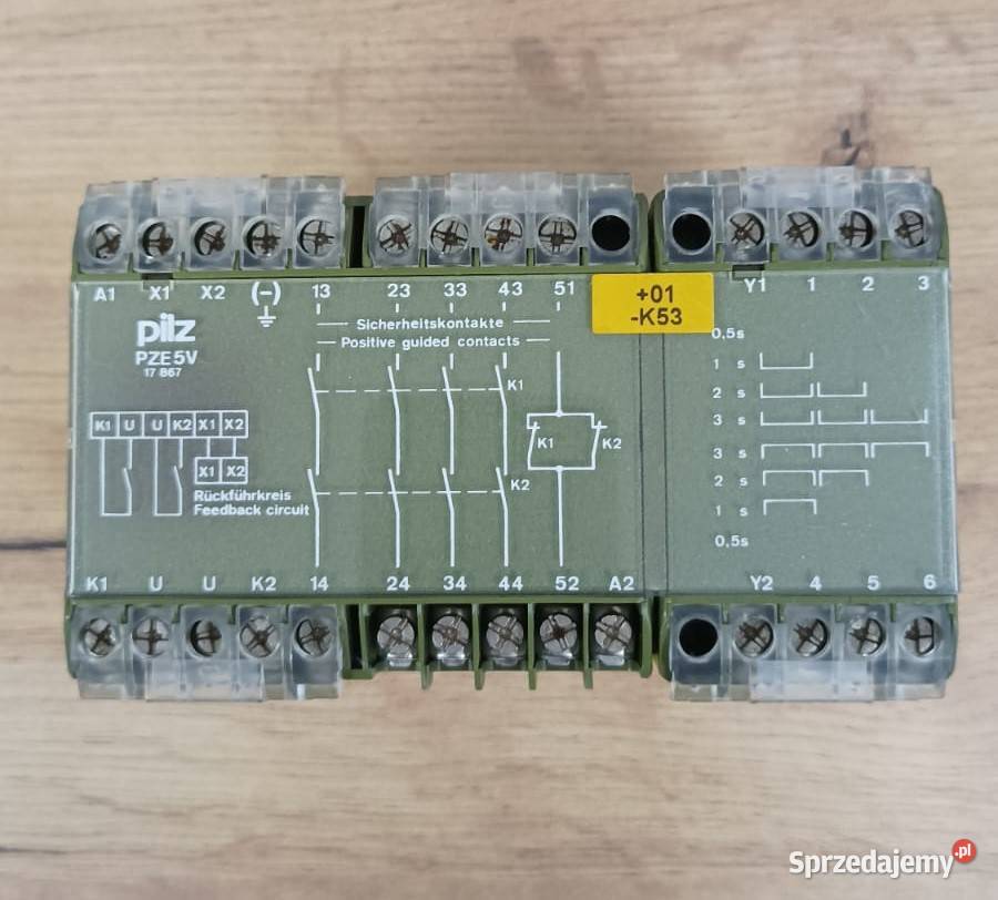 Przekaźnik bezpieczeństwa PILZ PZE5V