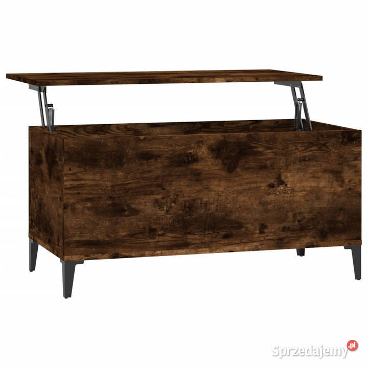 Stolik kawowy przydymiony dąb 90x445x45 WM819593