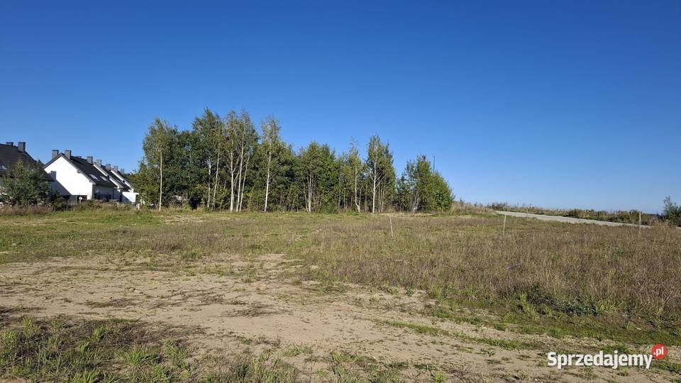 Budowlana działka 1523m pod bliźniaka Trąbki