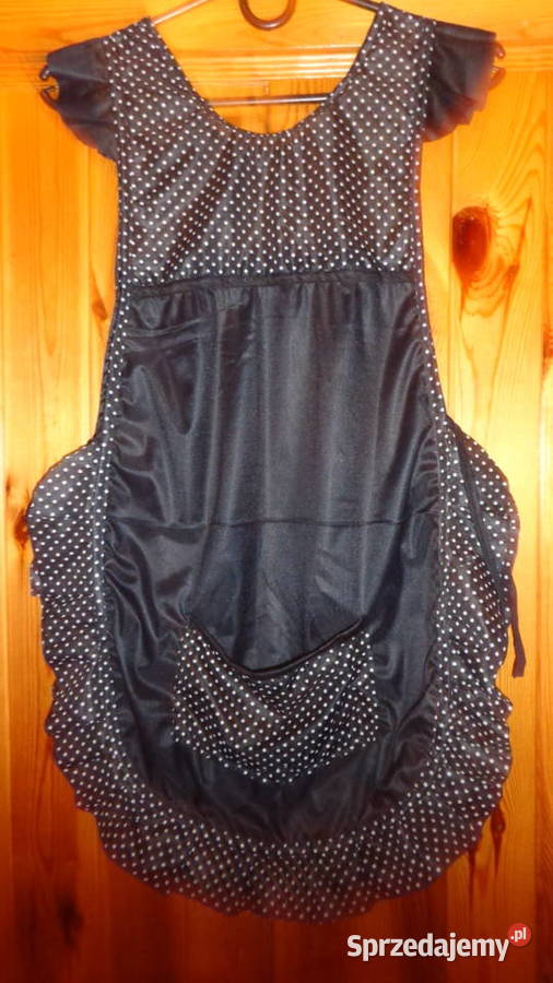 Fartuszek nowy damski czarny wielkopolskie Poznań