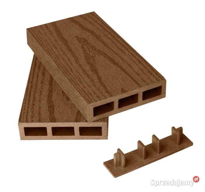 Sztacheta kompozytowa komorowa 80x20 struktura