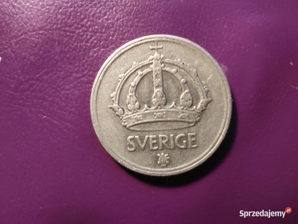 Moneta 50 ORE 1945 G SZWECJA Srebro ŁadnaRzadka sprzedam