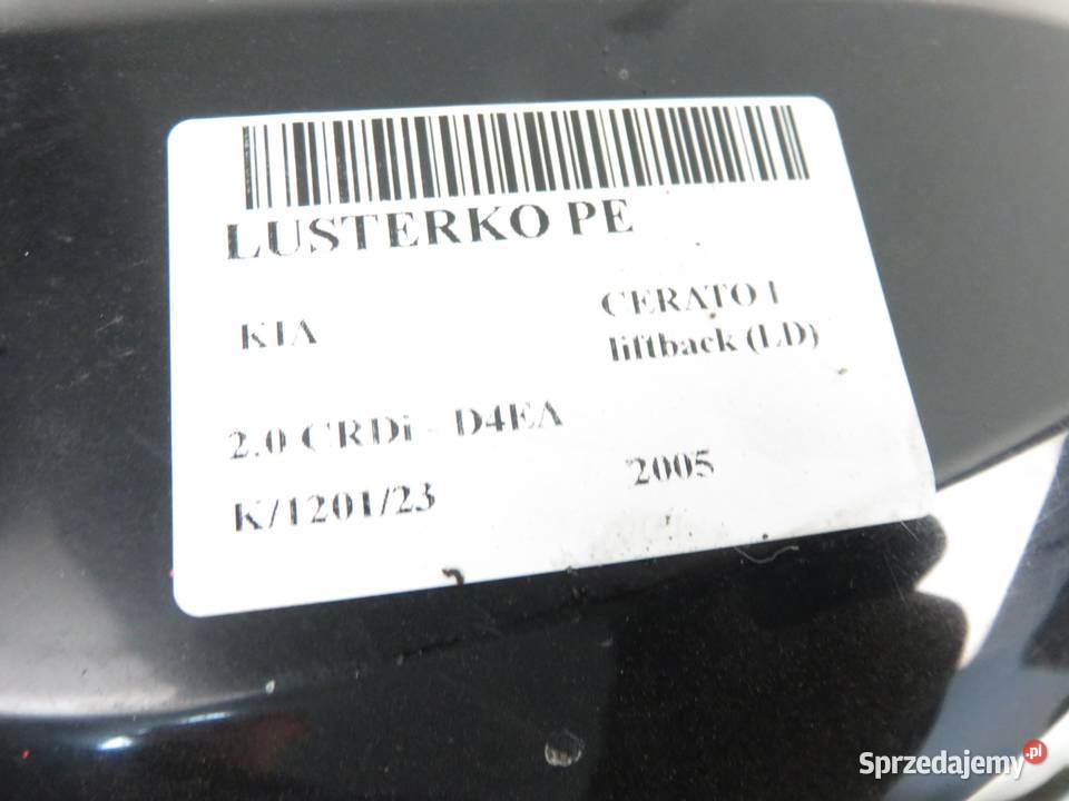 LUSTERKO PRAWE KIA CERATO I 4 PIN małopolskie