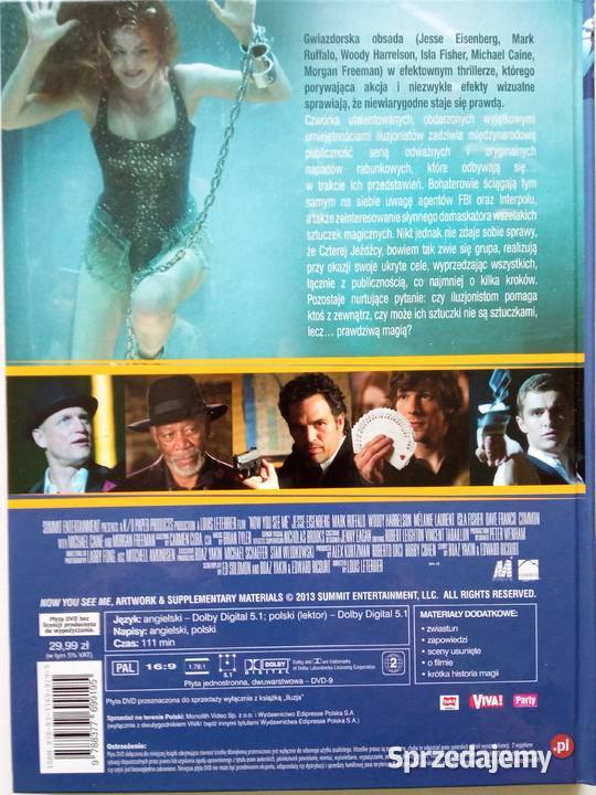 Iluzja 12 DVD Mark Ruffalo Woody Harrelson M Łódź