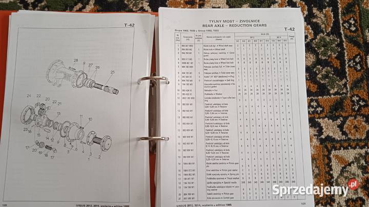 Katalog części zamiennych ciągnik rolniczy Ursus Lublin sprzedam