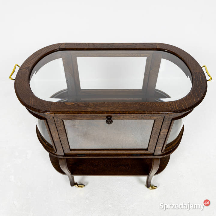 Stylowy Barek Antyk Dębowy Na Kółkach Stary Dąb Swarzędz sprzedam