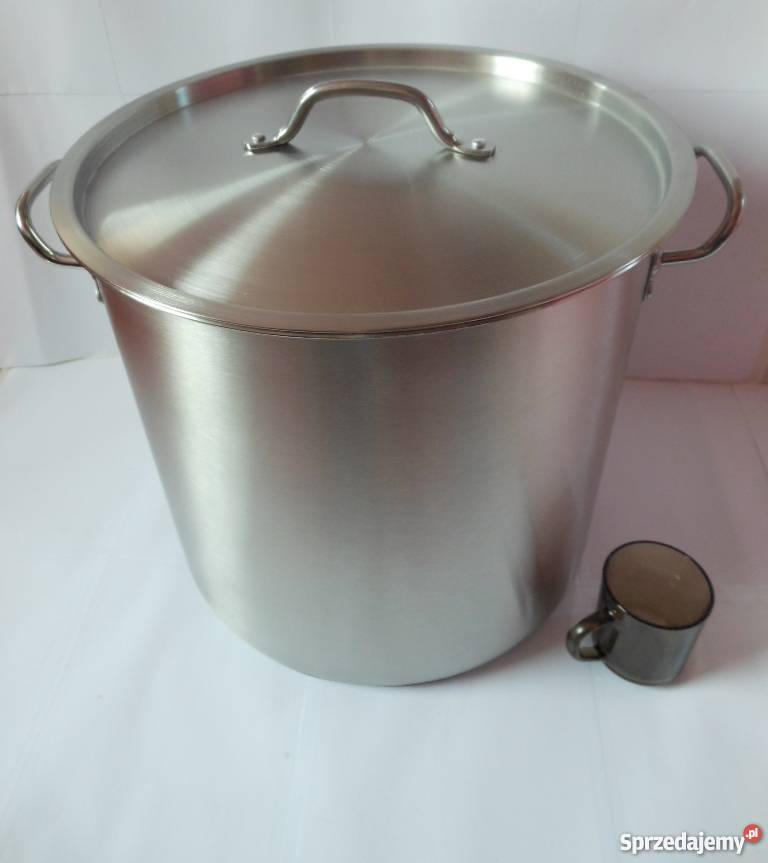 WIELKI Garnek ze Stali Nierdzewnej 70L Kozienice