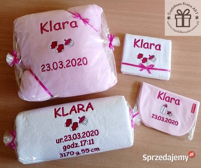 Prezent na CHRZEST dziecka z Ukrainy ręcznik z Toruń