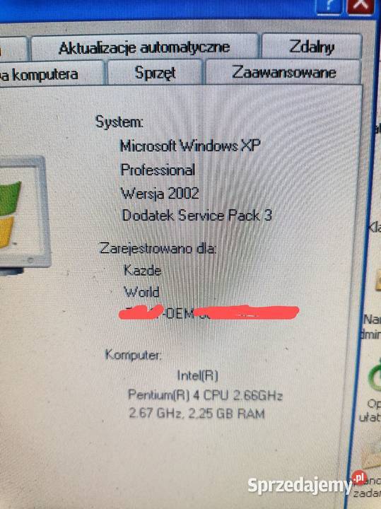 Komputer stacjonarny kompletny zestaw caly klawiatura