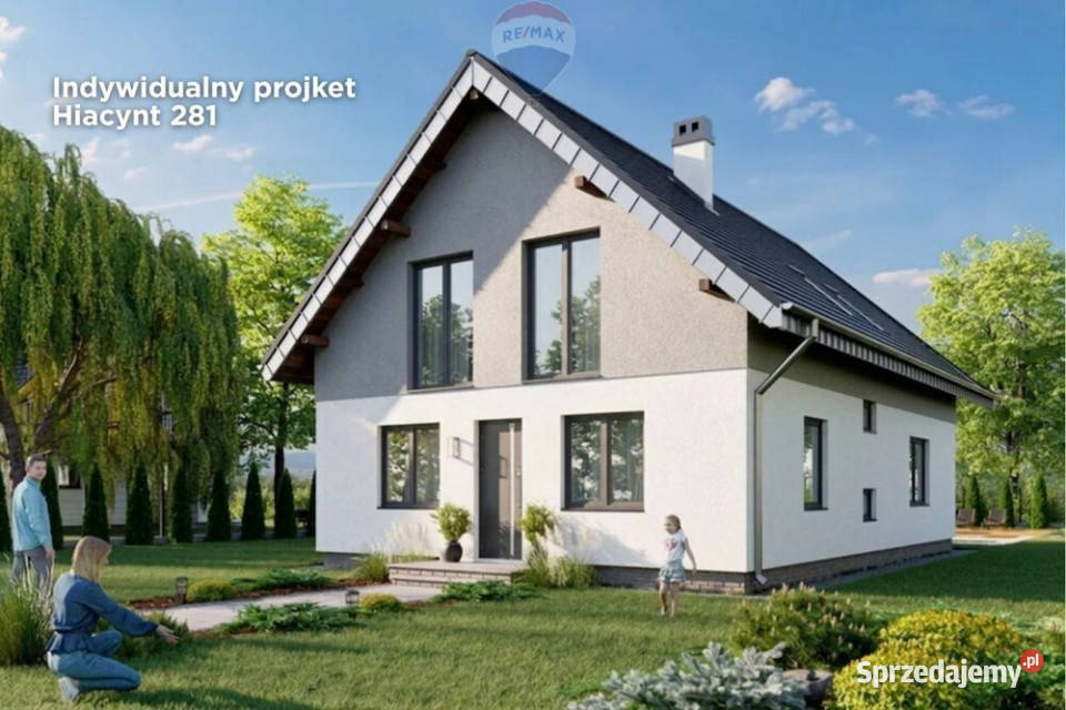 Działka z projektem domu i PNB BielskoB Sprzedaż śląskie Bielsko-Biała