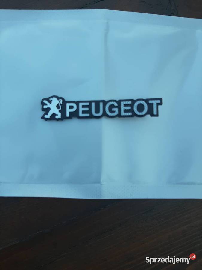 Samochodowa naklejka 3D PEUGEOT Łazy