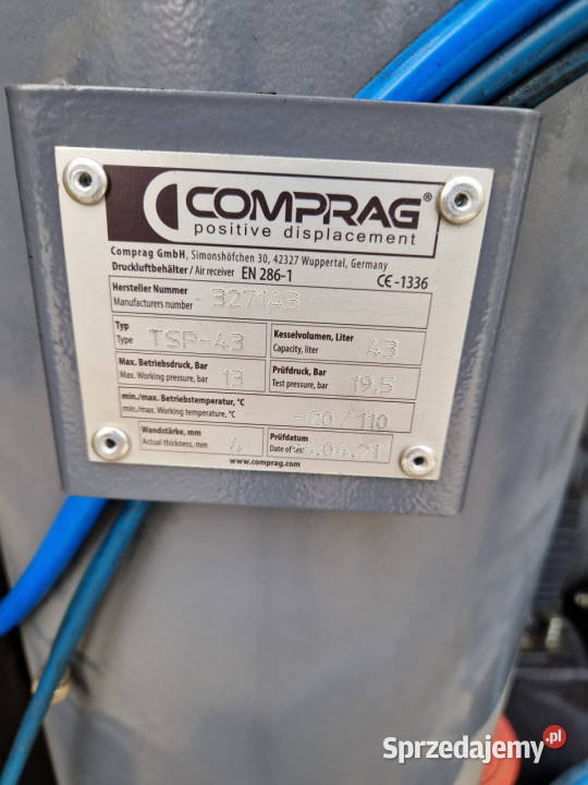 Kompresor śrubowy Comprag BEZ CENY MINIMALNEJ łódzkie Głuchów